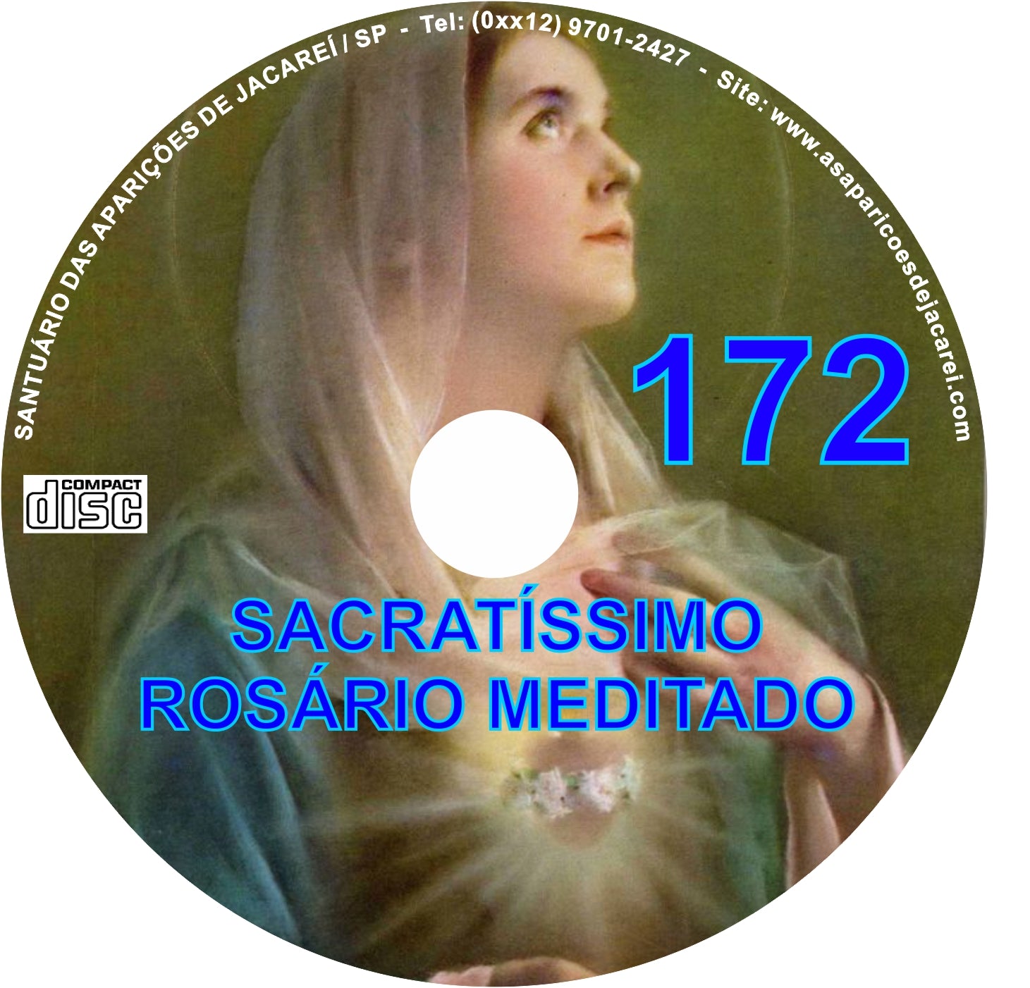 CD Rosário Meditado 172 CD Rosário Meditado 172